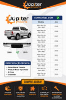 Parachoque Traseiro Hilux Sr Srv 2005 2006 07 A 2015 Cromado