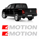 Adesivo 4Motion Amarok 2017 Prata (Branco)