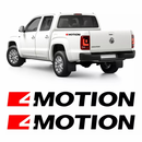 Adesivo 4Motion Amarok 2017 Preto (Branco)