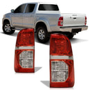 Par de lanterna traseira da Hilux 2012/15 com soquete