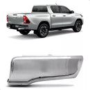 Ponteira aço para-choque traseiro Hilux 2016 a 2021 LD