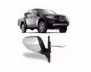 Retrovisor L-200 Triton Cromado Eletrônico lado direito 2007/16