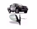 Retrovisor L-200 Triton Cromado Eletrônico lado direito 2007/16