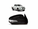 Retrovisor Preto Hilux 2016/17 Eletrônico com pisca Lado esquerdo